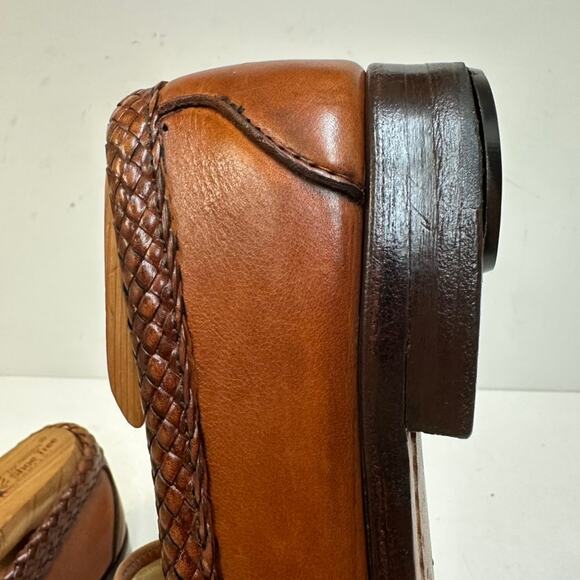 VERY GOOD Rancourt & Co. x FootJoy Tassel Loafer Handsewn Brown Made in USA 8 D